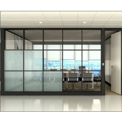 Ein guter Preis. Demountable Office Glass Partition Wall with 30-42dB Sound Insulation and 108mm/90mm Thickness Online