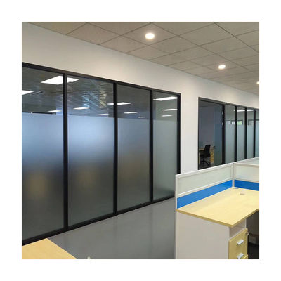 Ein guter Preis. Top Supported Manually Operated Office Glass Partition Wall with Convenient Operability and Tempered Glass Online