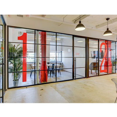 Ein guter Preis. Einfachverglasete Büroglastrennwand Wandwandwand für Tagungsräume Online