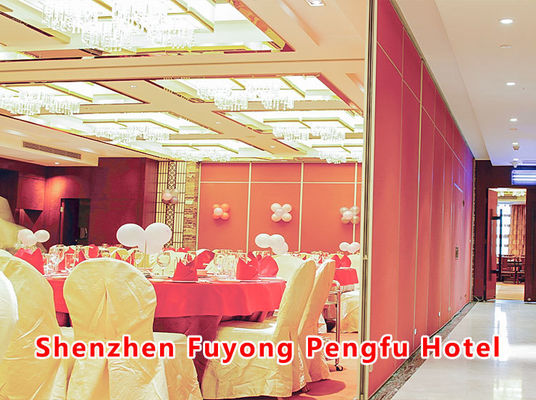 Ein guter Preis. Office Building Movable Sliding Acoustic Wall Panels with 304 Stainless Steel Roller and Q235 Steel Frame for Up to 18M Height Online