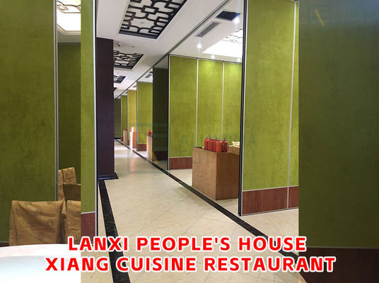 Ein guter Preis. Aluminum Alloy Frame Operable Partition Wall System with Stc Rating 42-56dB and Fabric Surface Finishing Online