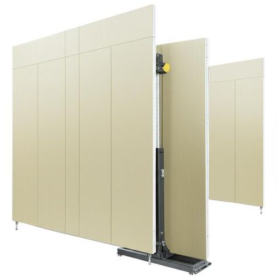 Ein guter Preis. OEM ODM Sound Insulation Partition Wall with 800N Jack Lifting Mechanism and 40N/m Magnetic Attraction in Melamine Finish Online