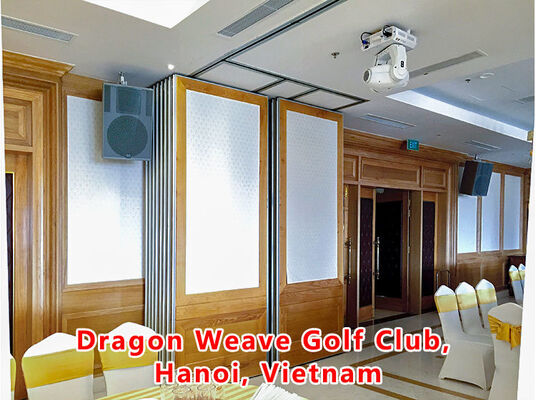 Ein guter Preis. Sliding Movable Partition Wall with Dupont POM Roller Magnetic Seal and Jack Lifting Mechanism Online