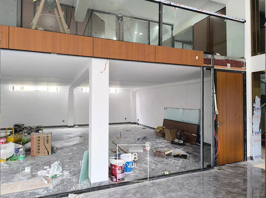 Ein guter Preis. Customized Soundproof Partition with 6061-T6 Profiles and Q235 Steel Frame for Office Spaces Online