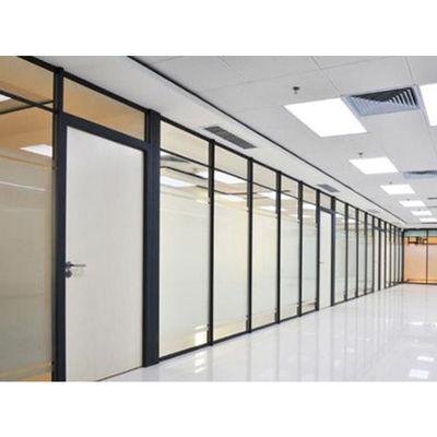 Ein guter Preis. Top Supported Manually Operated Office Glass Partition Wall with Convenient Operability and Tempered Glass Online