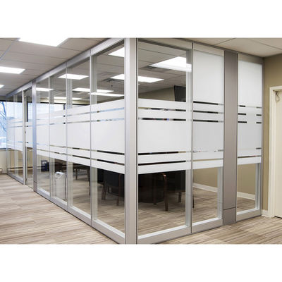 Panoramaschleifende Aluminiumrahmen-Glaspartition / aufgehängte Trennwand
