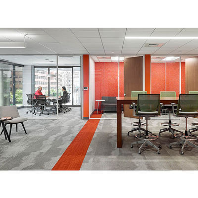 Ein guter Preis. Acoustic Office Glass Partition Wall with Wooden Finish and Stainless Steel 304# Accessories for Sound Insulation and Fire-Rated Safety Online