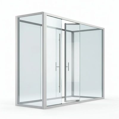 Ein guter Preis. Klappbare Innenräume Büro Glas Trennwand Tür abnehmbare Glaswände Online