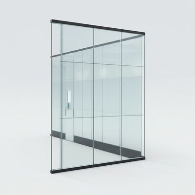 Ein guter Preis. Abnehmbare zweiglasierte Büroglastrennwand für Gebäude Online