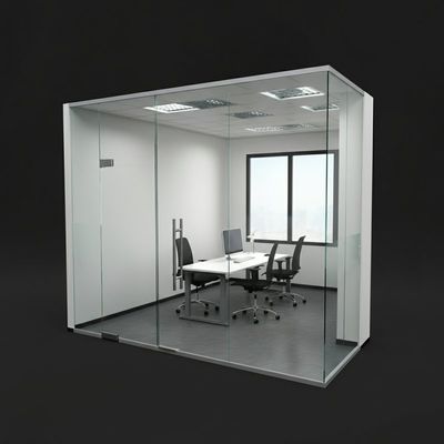 Isolierte Doppelglas-Installation für Büroglas ohne Rahmen