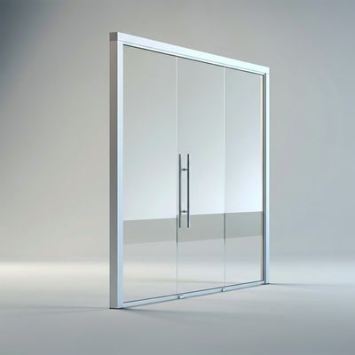 Ein guter Preis. Aluminiumrahmen Vollansicht Einzelglas Trennwand für moderne Büros Online