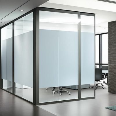 Ein guter Preis. Aluminum Single Glazed Glass Partition Wall with Sound Insulation and Custom Design for Modern Offices Online
