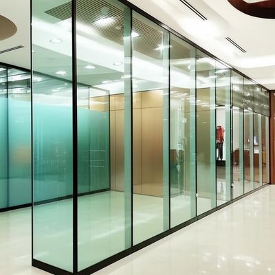 Ein guter Preis. Demountable Glass Partition Wall with 30-42dB Sound Insulation for Shopping Mall Custom Design Online