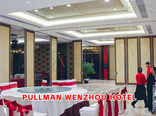 Ein guter Preis. Pullman Wenzhou Hotel: Akustische, mobile Trennwand mit STC-Wert 42-56dB und 105 cm Dicke für Bankettsäle und Ausstellungshallen Online